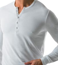 2xist Waffle Long Sleeve Henley